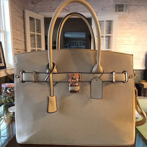 Handbags - Nude/gold tote